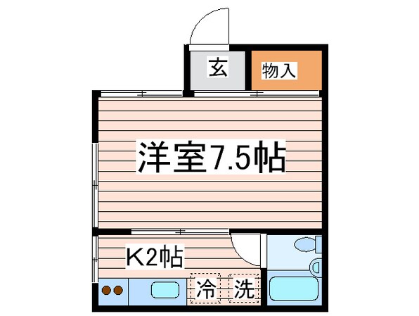 メゾンドロワ－ルの物件間取画像